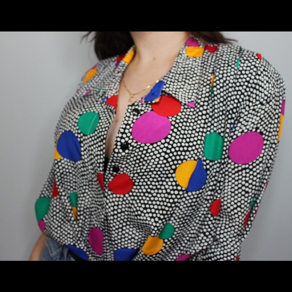 Vintage 80's Button-up